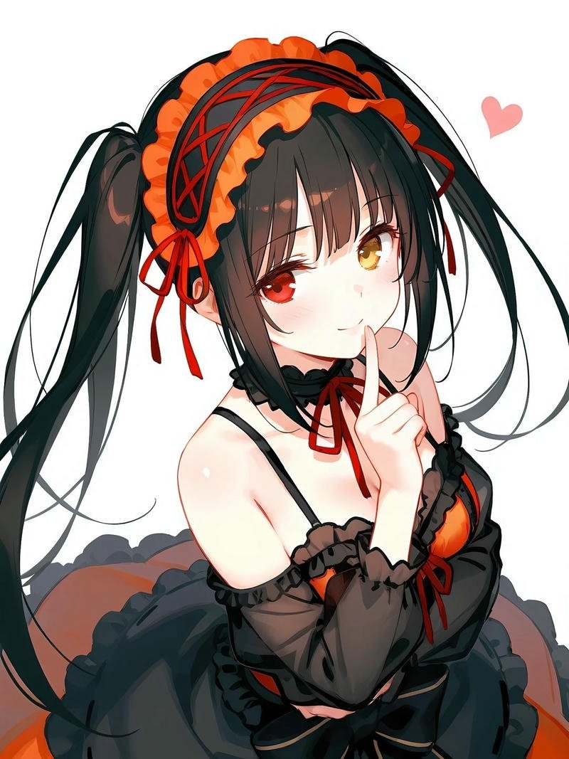 Date A Live Kurumi dua tay len moi bi an