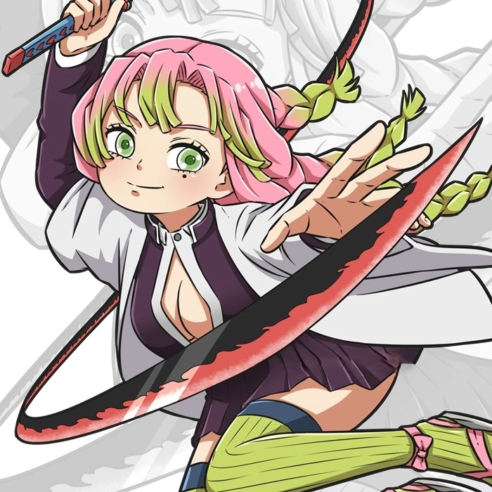 ảnh chibi Mitsuri 11