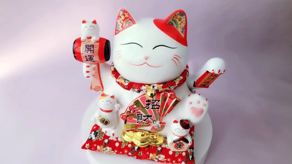 hình nền mèo thần tài 9