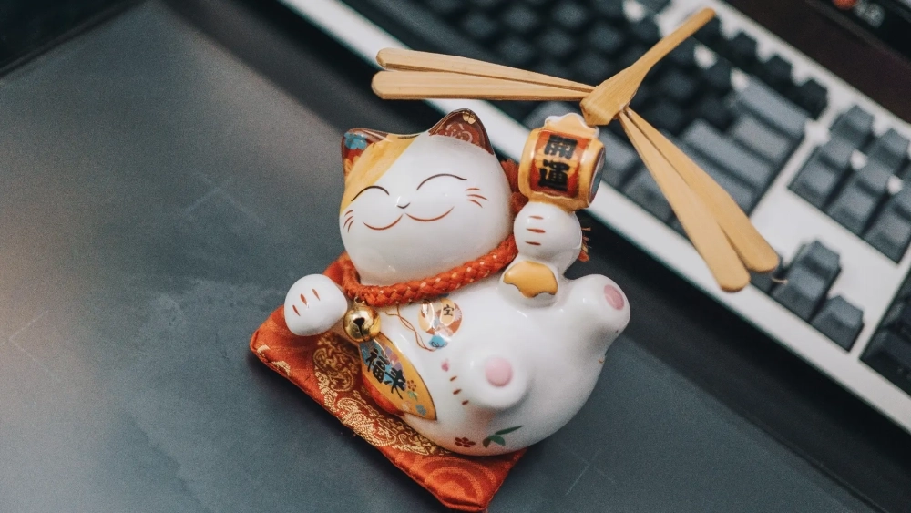 hình nền mèo thần tài 10