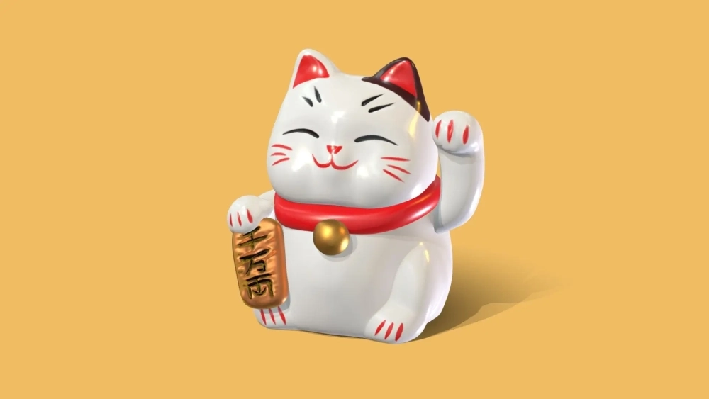 hình nền mèo thần tài 16