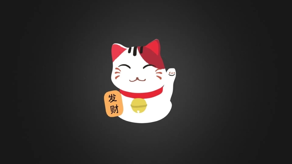 hình nền mèo thần tài 18