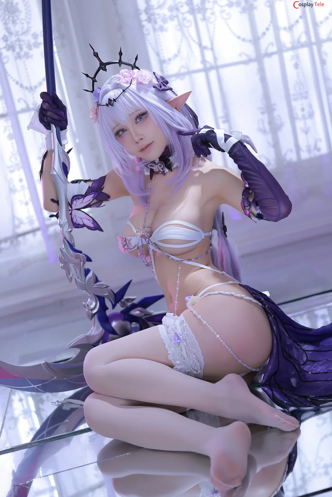 Aqua cosplay Castorice 11