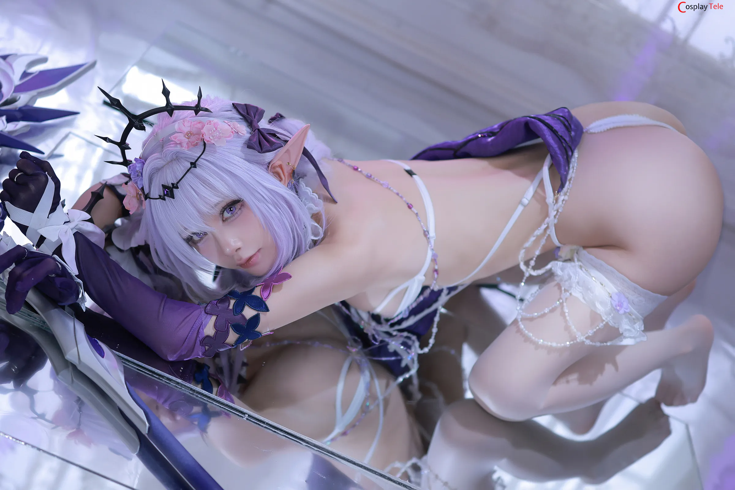 Aqua cosplay Castorice 32