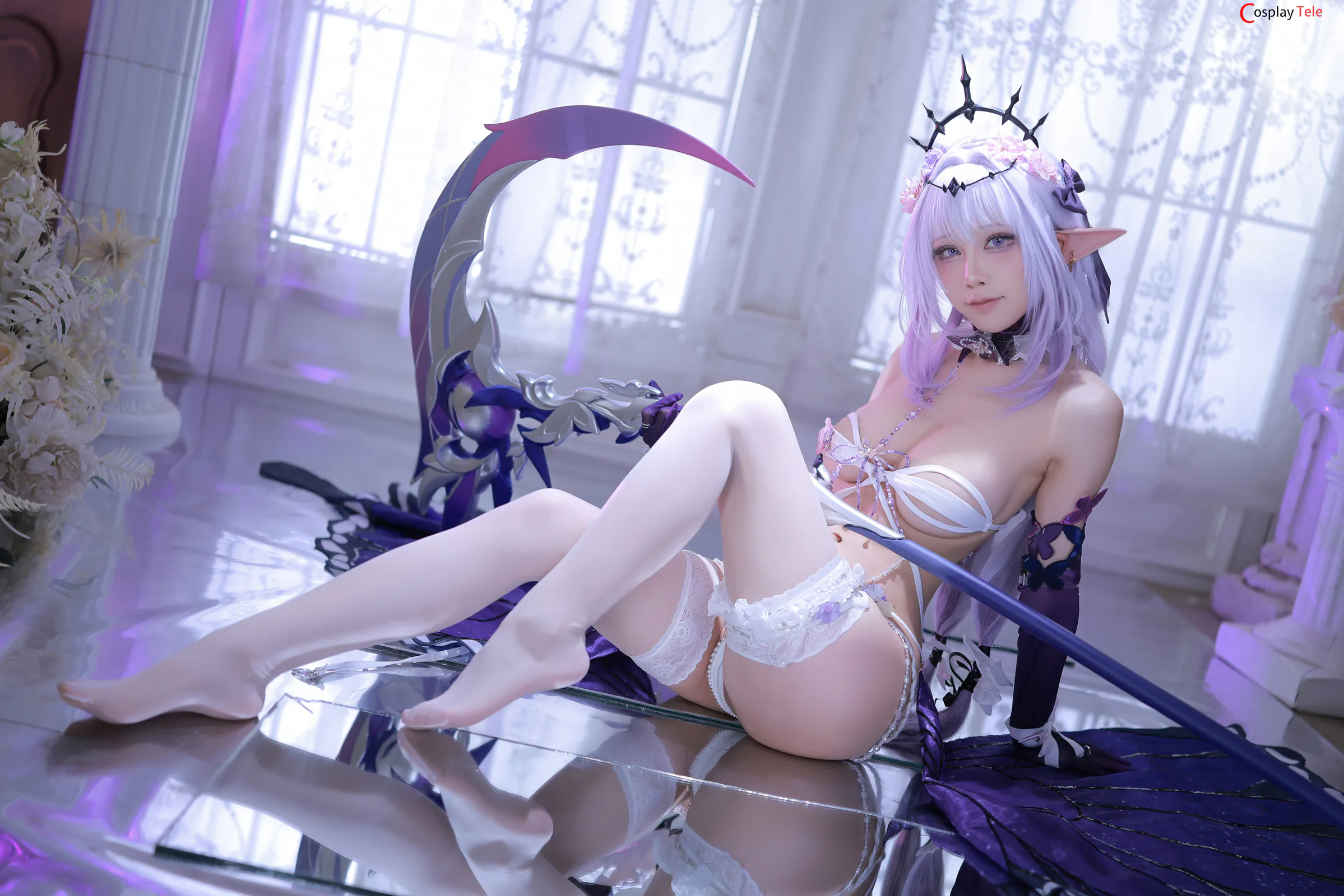 Aqua cosplay Castorice 9