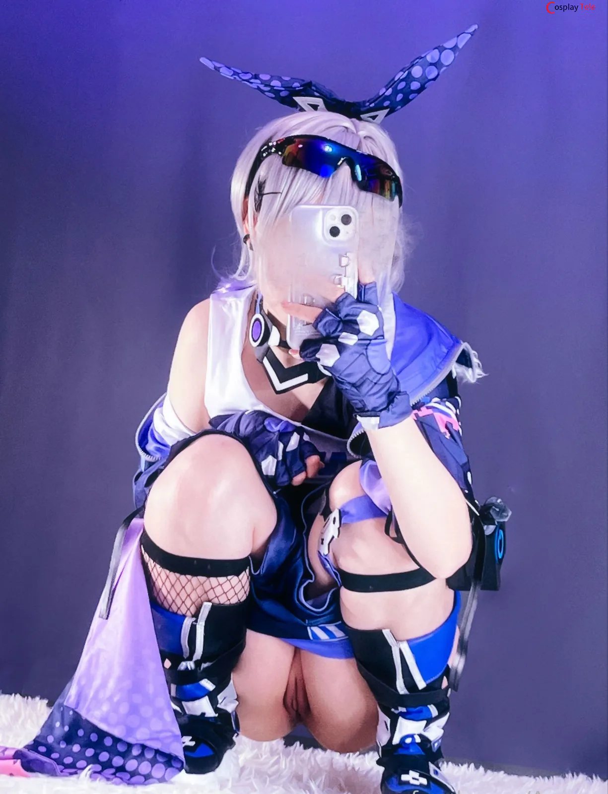 Ayame Base cosplay Silver Wolf 25