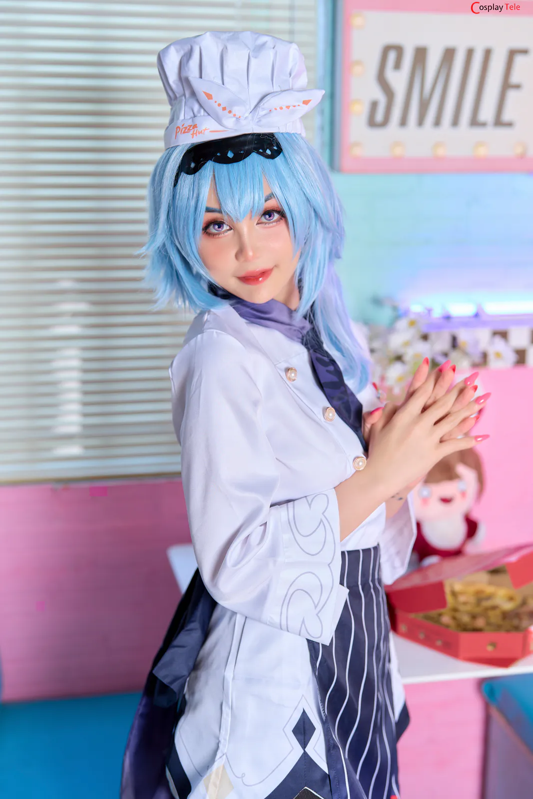 Joyce cosplay Eula Pizza Genshin Impact 1 result