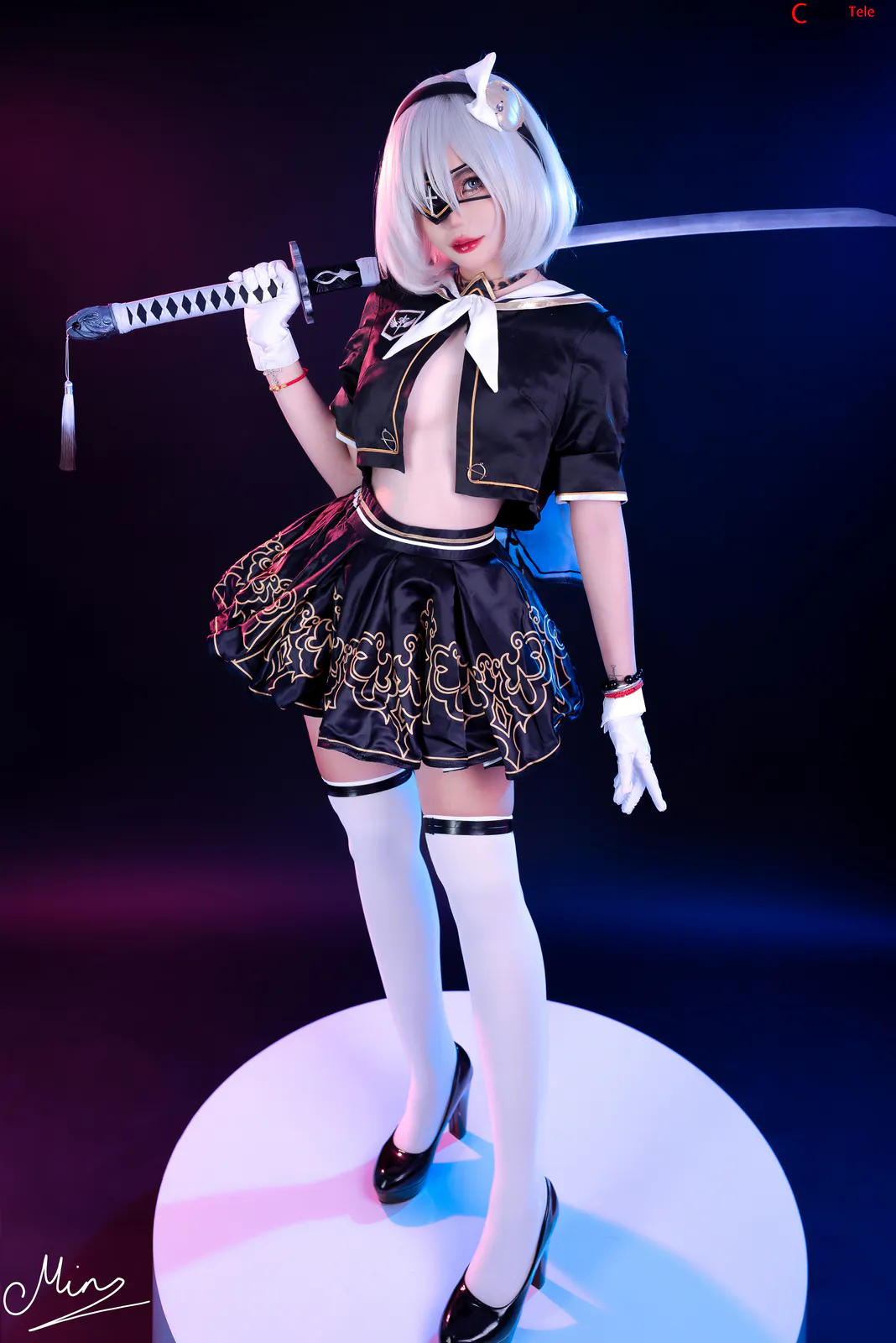 Miinmeow cosplay 2B 2