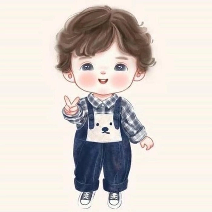 ảnh chibi em bé 5