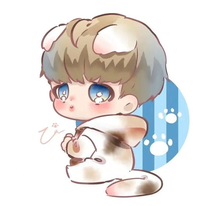 ảnh chibi em bé 13