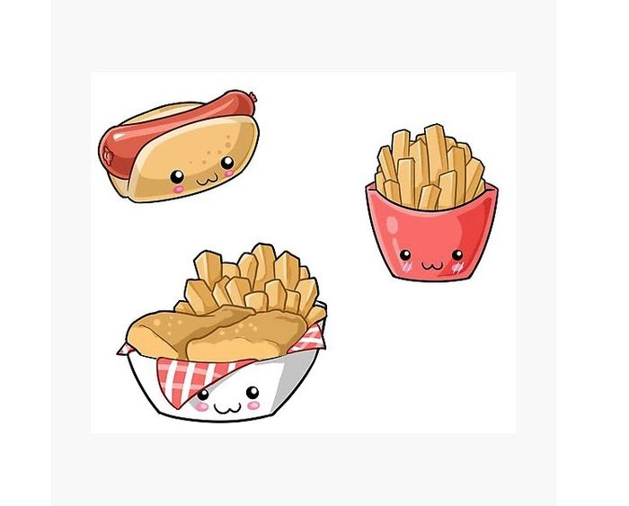 ảnh chibi food 14