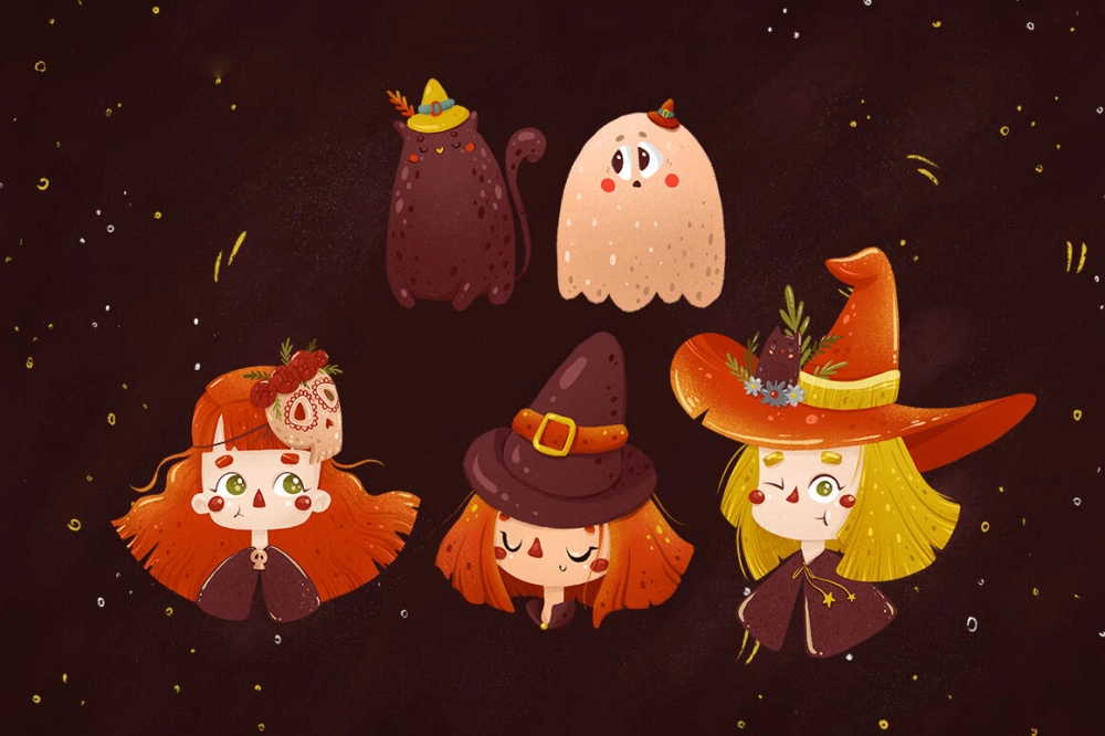 ảnh chibi halloween 13