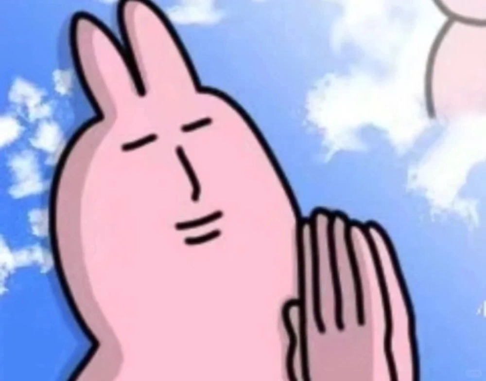 ảnh meme thỏ hồng 4