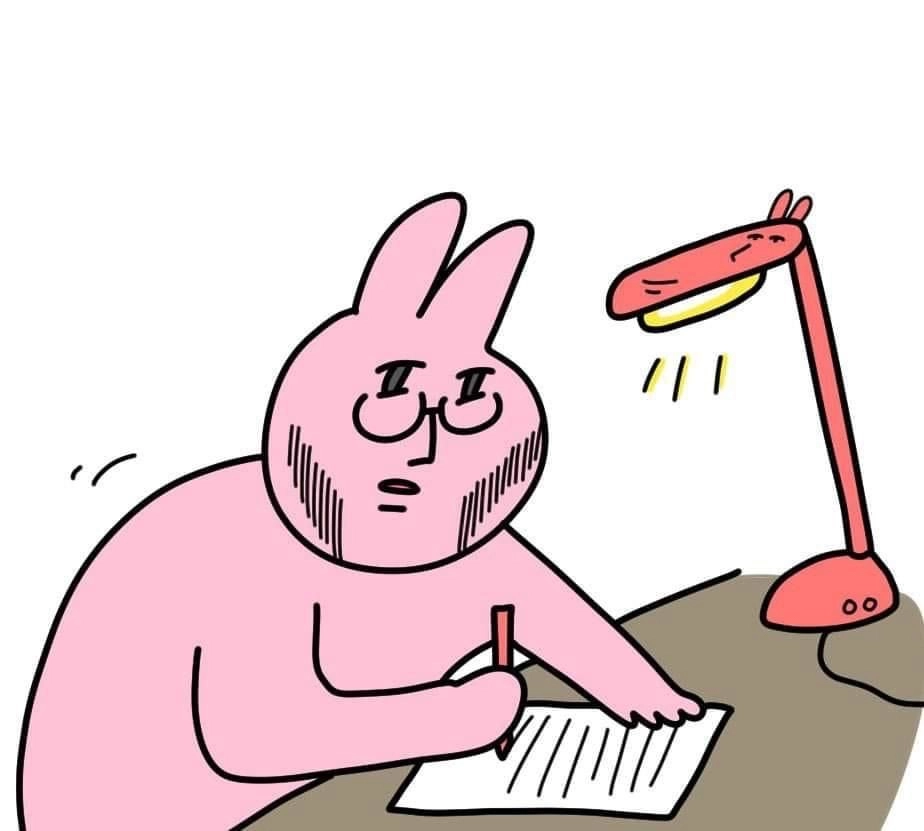 ảnh meme thỏ hồng 6
