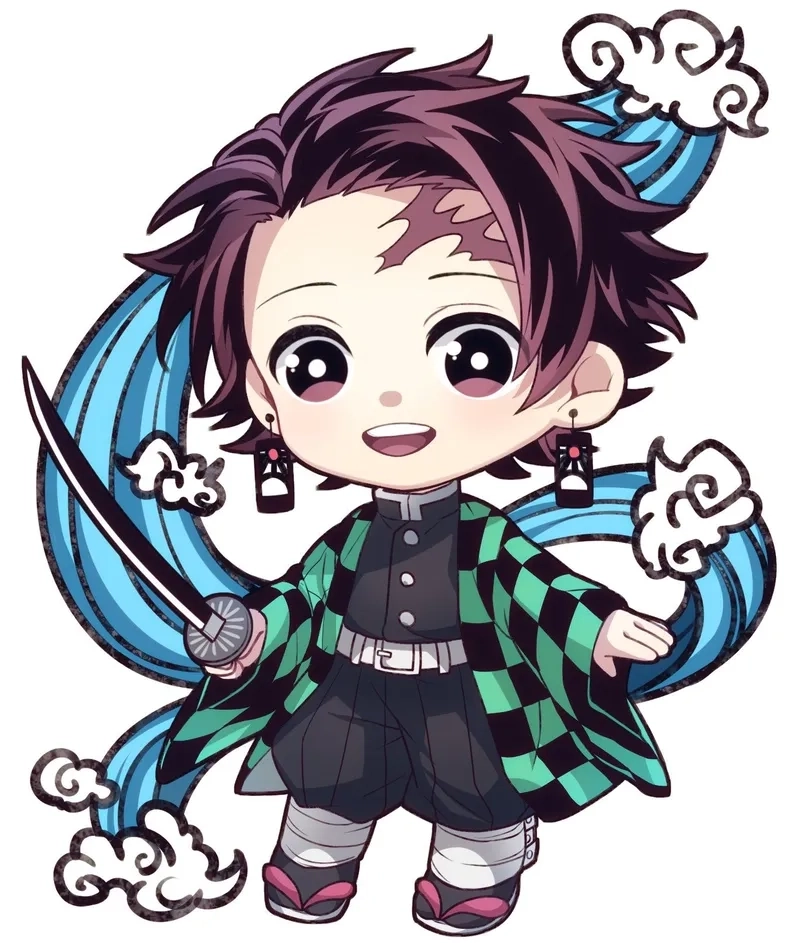 ảnh Tanjiro chibi 4