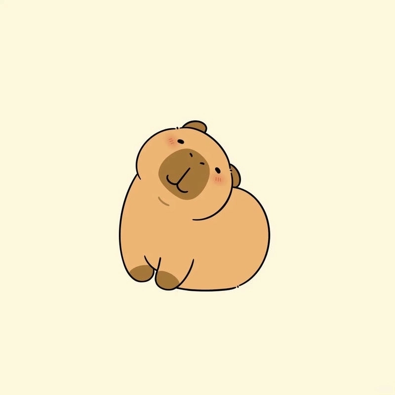 hình ảnh capybara chibi 10