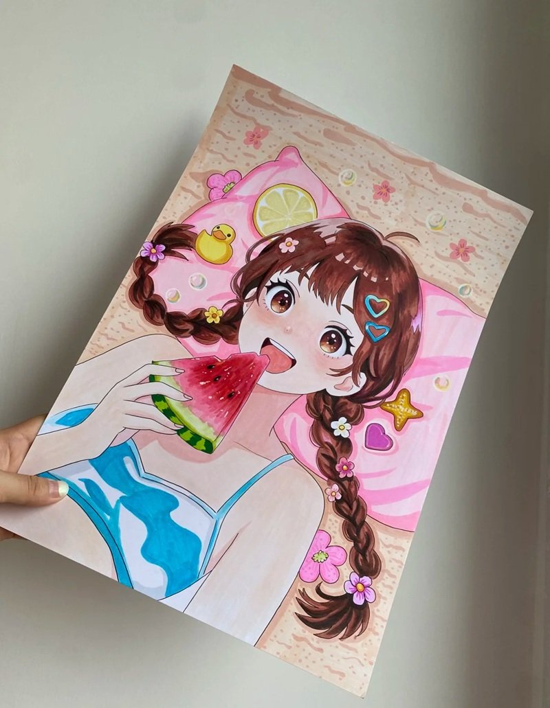 hinh ve anime don gian 1