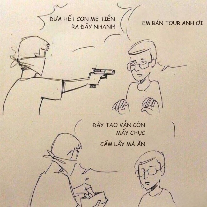 Meme hết tiền 9