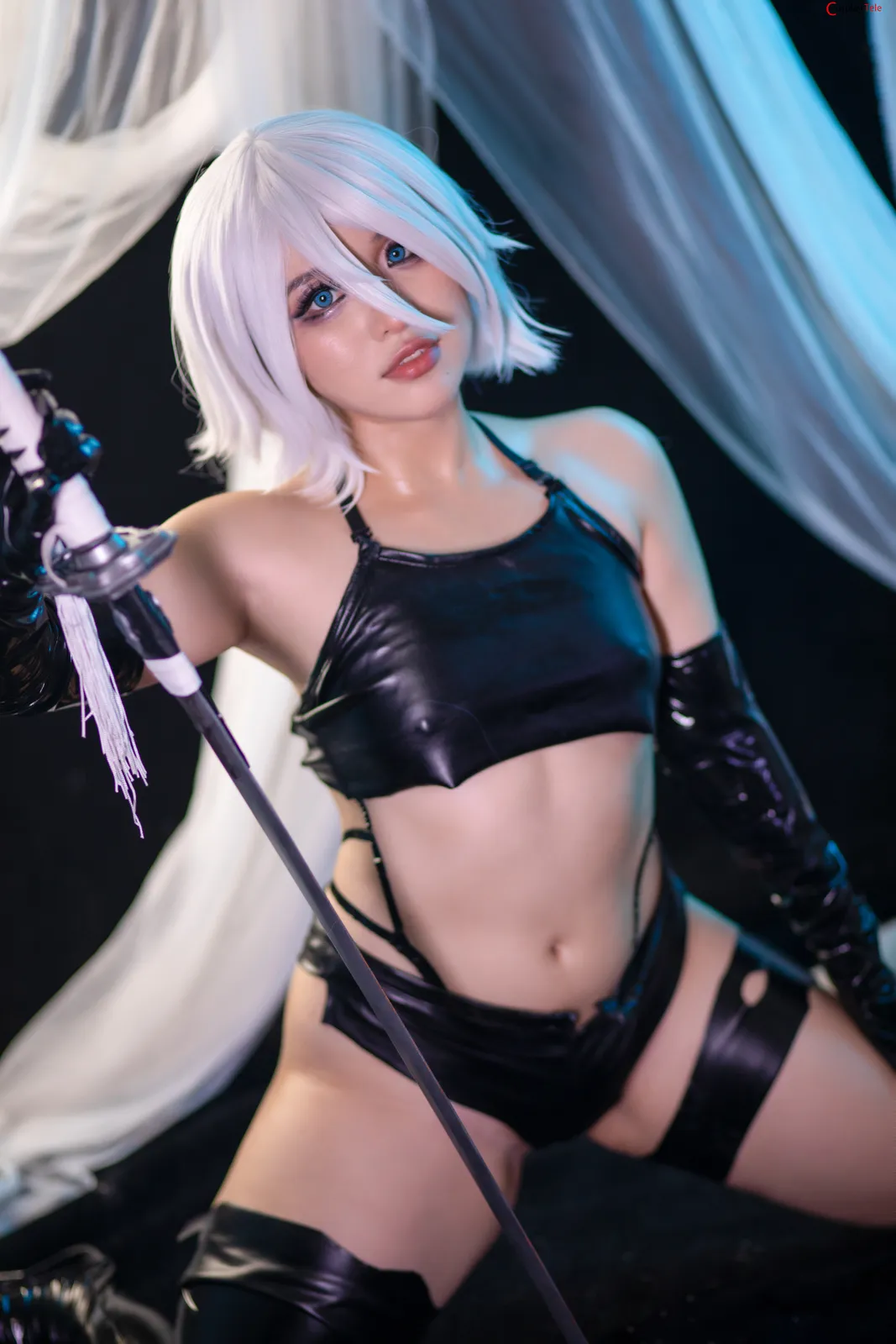 Chono Black cosplay 2B và A2 46