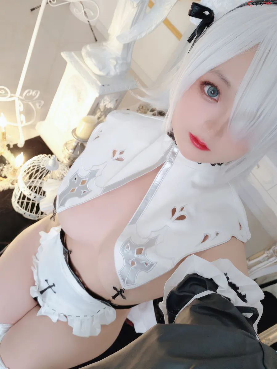 Rinaijiao cosplay 2B Milk Maid 62