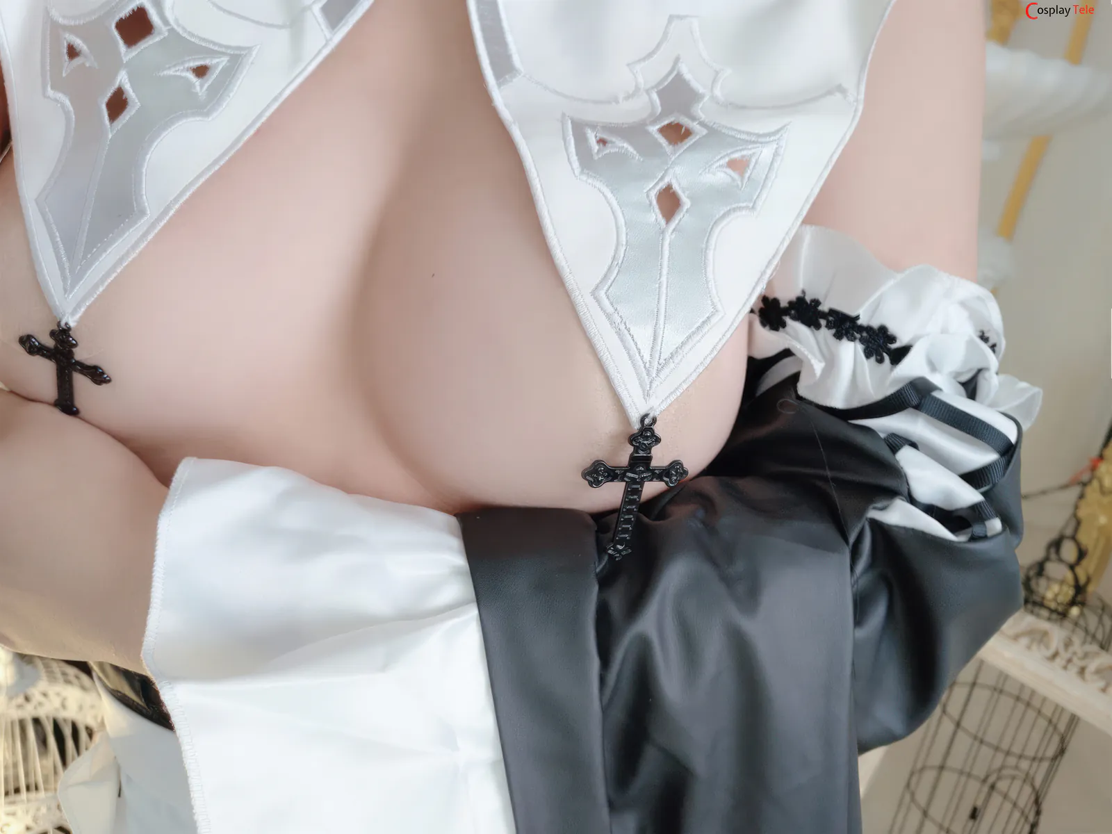 Rinaijiao cosplay 2B Milk Maid 67