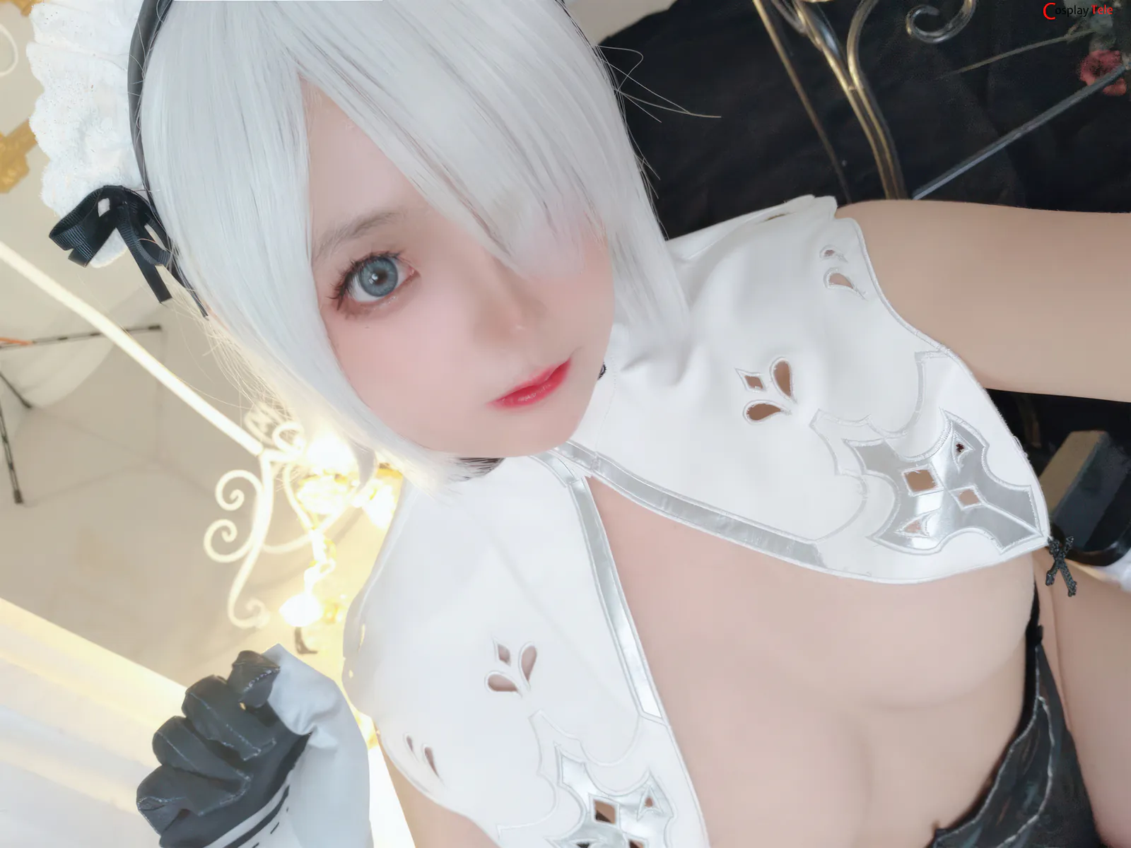 Rinaijiao cosplay 2B Milk Maid 77